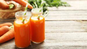 Benefits to drink carrot juice at least 3 times a week